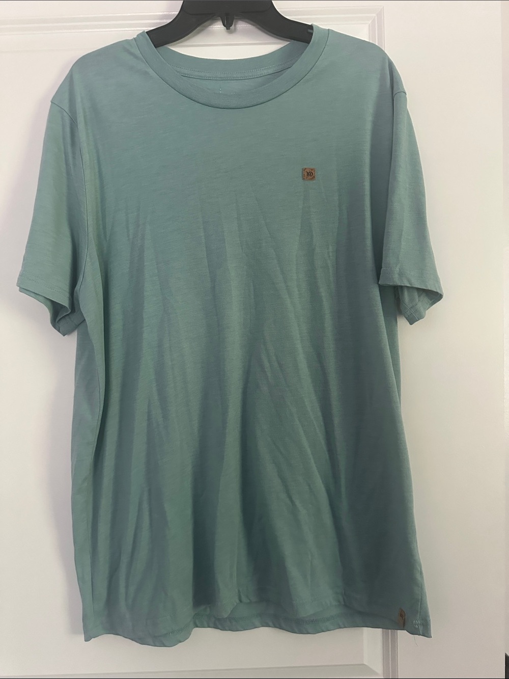 tentree Men's Crewneck Tee in Seafoam